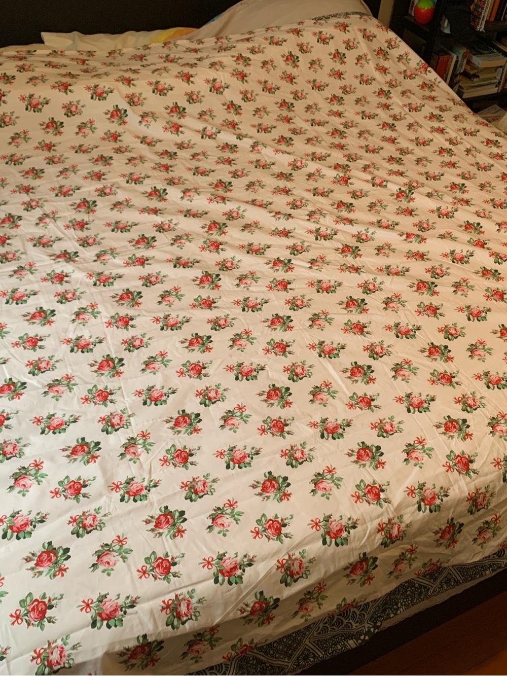 As New Cath Kidston 100% Cotton Flat Sheet - QUEEN. gorgeous!